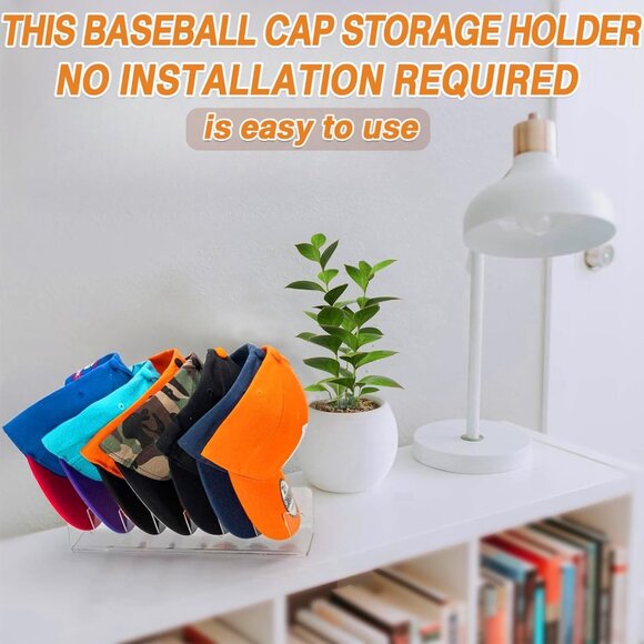 New Hat Organizer for Baseball Caps Display and Organizer - 2 Pack - Picture 2 of 8